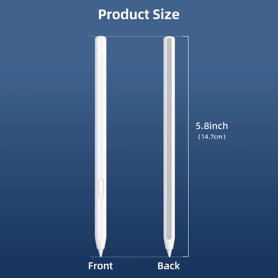 Fonken Stylus S Pen für Samsung Galaxy Tab S11 und S11 Ultra mit austauschbarer Stiftspitze in Weiß - Bild 6