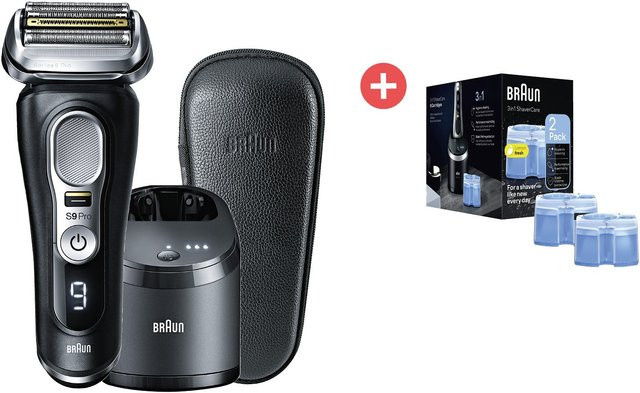 Braun System wet&dry Series 9 Rasierer, Herren, Schwarz - Bild 1