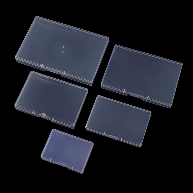 KuZHEN Kunststoffbox, rechteckige Aufbewahrungsbox aus transparentem Kunststoff, staubdichte Verpackungsbox für Schmuck - Bild 2