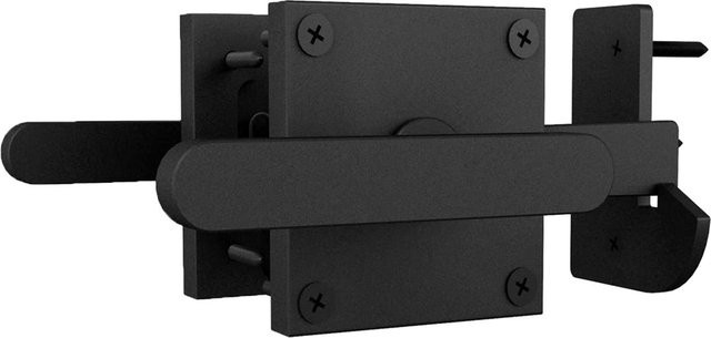 Wit angel Automatischer Doppelseitiger Torriegel aus Aluminium in Schwarz für Schwingtüren und Zäune im Innen- und Außenbereich - Bild 1