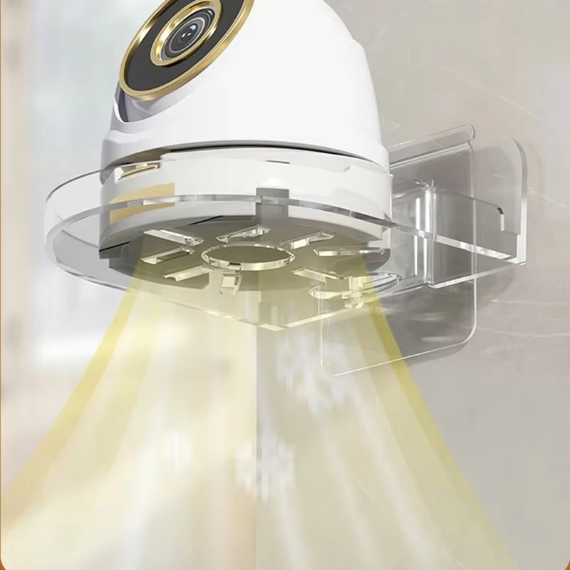 XMSJ Schwimmendes Wandregal für Baby-Monitore und Sicherheitskameras, Weiß - Bild 2