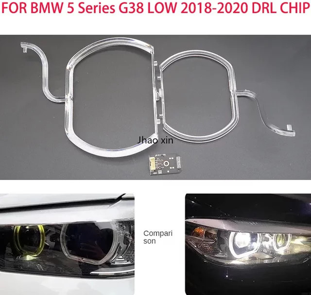 JHao Xin DRL Angel Eyes Chip und Vorschaltgerät Modul für BMW 5er G30 (2018-2020) in Transparent - Bild 1
