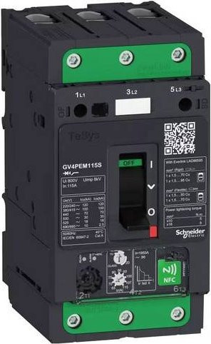 Schneider Electric GV4PEM115S Motorschutzschalter in Schwarz - Bild 1