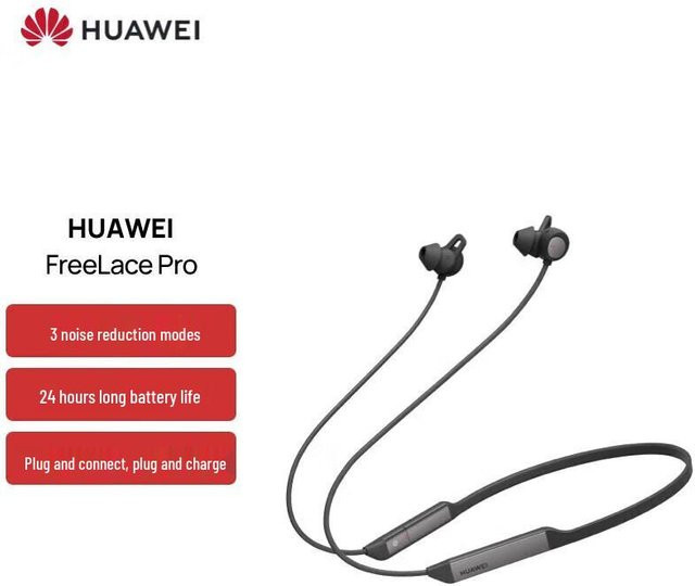 Huawei FreeLace Pro Kabellose In-Ear Ohrhörer mit Bluetooth in Schwarz - Bild 1