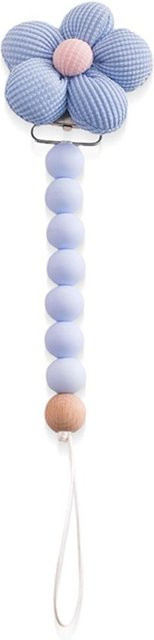 Binchi Outdoor Product BPA-freier Silikon-Beißring für Babys ab 0 Jahren, Blau, Sensorikspielzeug und Zahnungsrassel für Kleinkinder - Bild 1