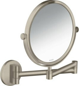 hansgrohe Axor Uni. Circular Rasierspiegel zur Wandmontage in Silber - Bild 1
