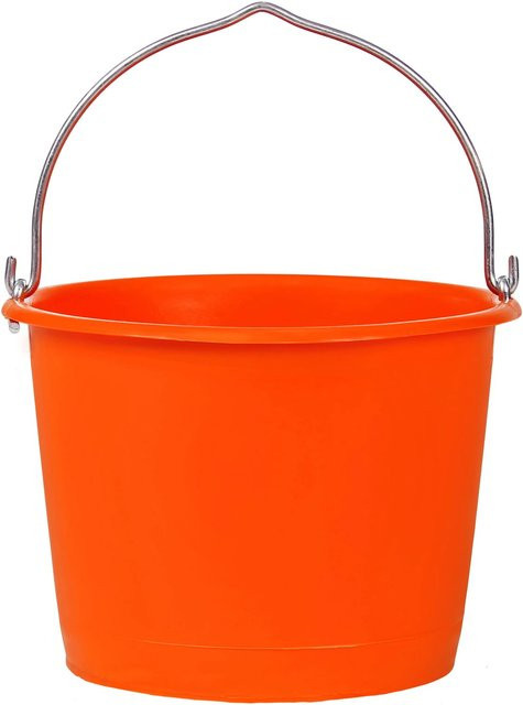 Jopa Baueimer kranbar aus Kunststoff in Orange, Volumen: 12,0 l - Bild 1