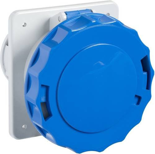 Schneider Electric CEE Anbaudose 125A 250V IP67 in Blau und Grau - Bild 1