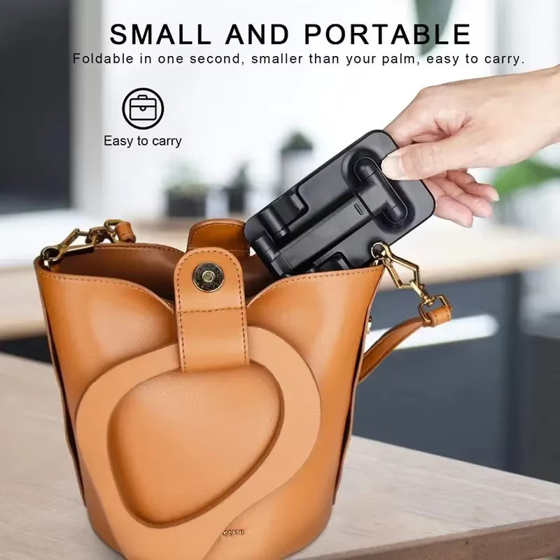 DUTRIEUX Universal Handy und Tablet Halter für Schreibtisch, Einstellbarer Desktop Ständer für iPhone, iPad und Xiaomi, Schwarz oder Weiß - Bild 2