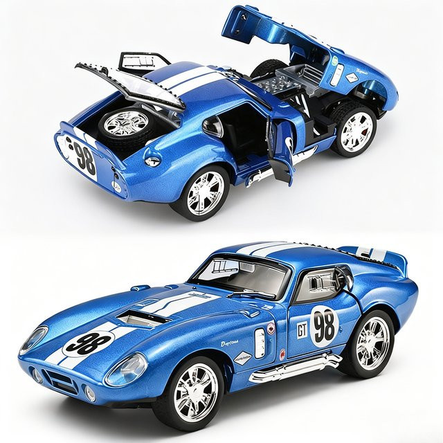 MAKEDA Mustang Shelby Cobra Viper Modell, Maßstab 1:32, mit Licht und Sound - Bild 1