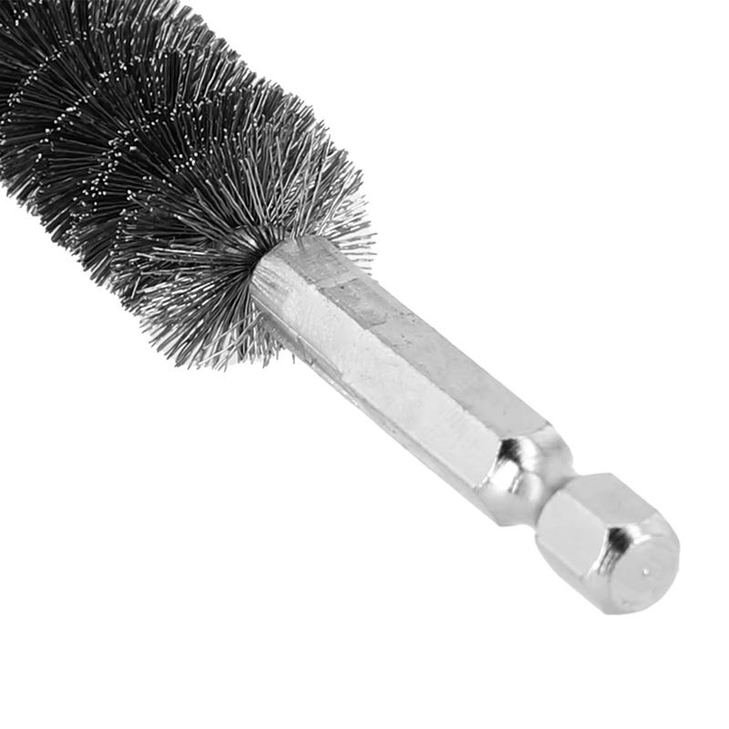 Vibratite Edelstahl Drahtbürste für elektrische Bohrer, Silber, 8-19mm - Bild 6