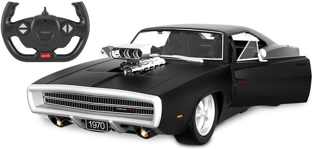 JAMARA Dodge Charger R/T 1970 Muscle Car RC Auto 1:16 schwarz - Bild 2