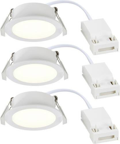 Nordlux Olea 2510400101 LED Einbauleuchte Weiß, rund, Downlight für Badezimmer - Bild 1