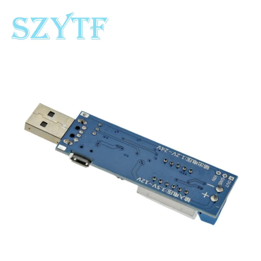 SZYTF Boost Buck Konverter USB Step Up/Down DC-DC Stromversorgungsmodul, einstellbar von 1,2 V bis 24 V, Farbe Blau - Bild 2