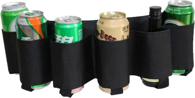 ELESABOX Tragbare Gürteltasche mit 6 Taschen in Schwarz für Camping, BBQ und Outdoor-Aktivitäten - Bild 1