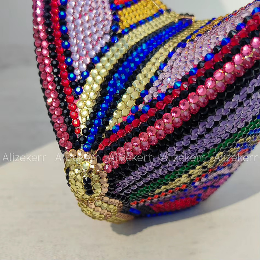 Alizekerr Strass-Clutch, Schmetterlingsförmig, Damen - Bild 3