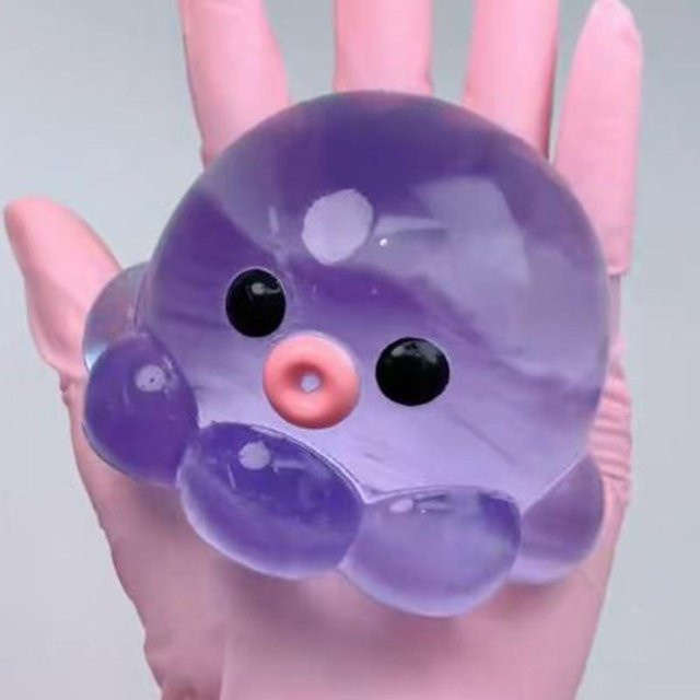 Bai Fen Bai Toys Transparenter Wasserball Krake Quetschspielzeug - Bild 1