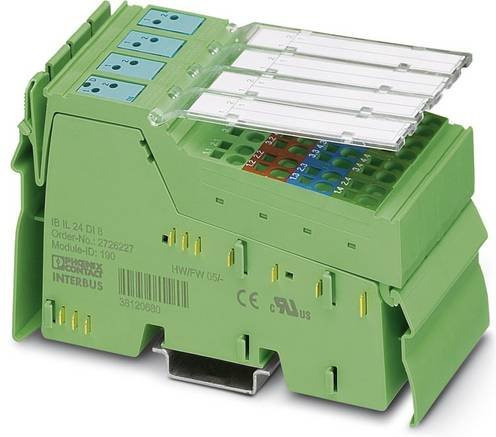 Phoenix Contact IB IL 24 DI 8-PAC 2861247 SPS-Erweiterungsmodul 24 V/DC in Grün - Bild 1