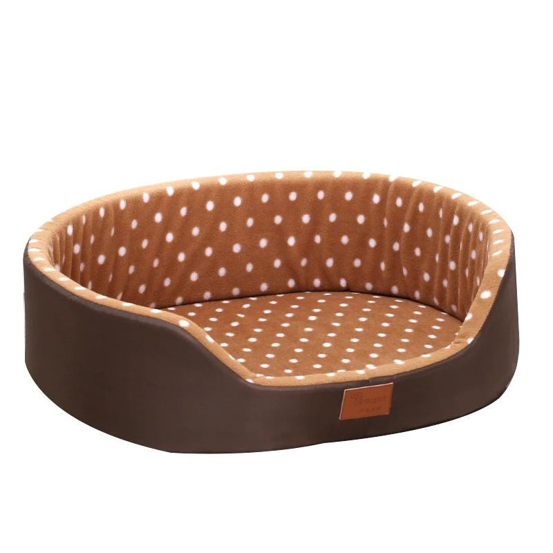 Yiran Furniture Hundebett aus Faser in Braun, L 60 x B 50 x H 18 cm - Bild 5