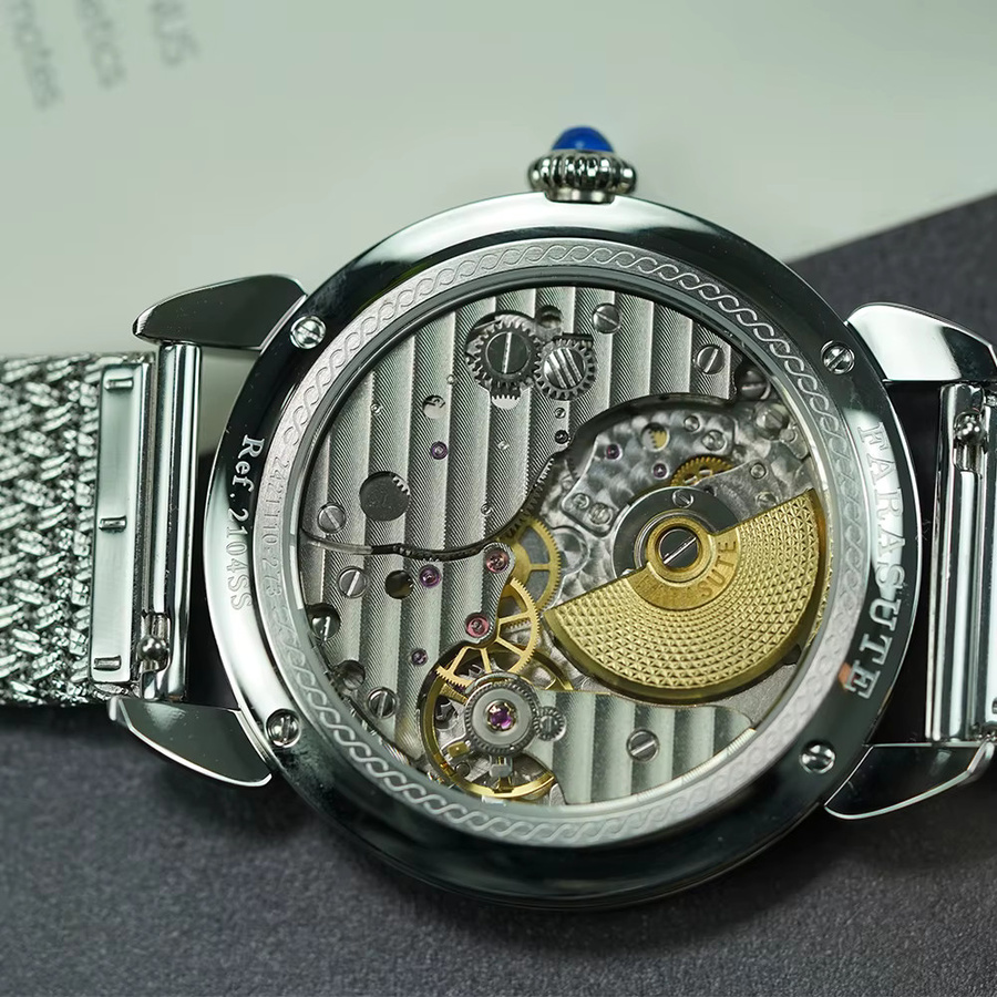 Farasute Armbanduhr, Automatik, Edelstahl, Silber, Saphirglas, Herren - Bild 2