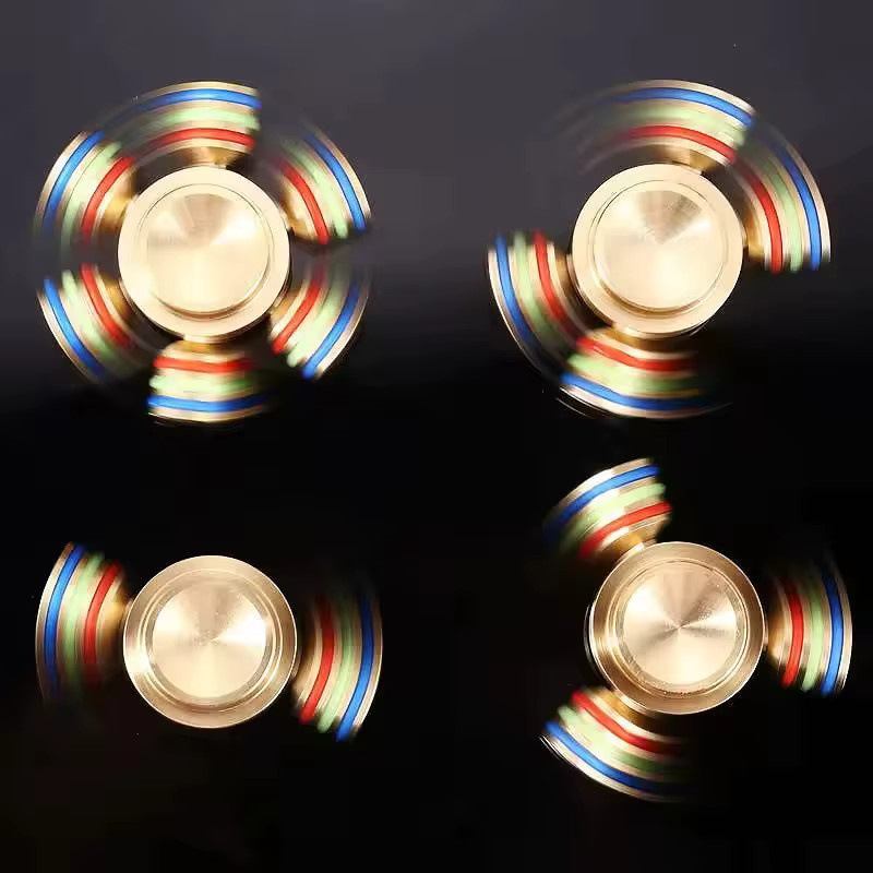 Meade Handspinner aus Metall, 6 Arme, Dekompressions-Zappelspielzeug - Bild 4