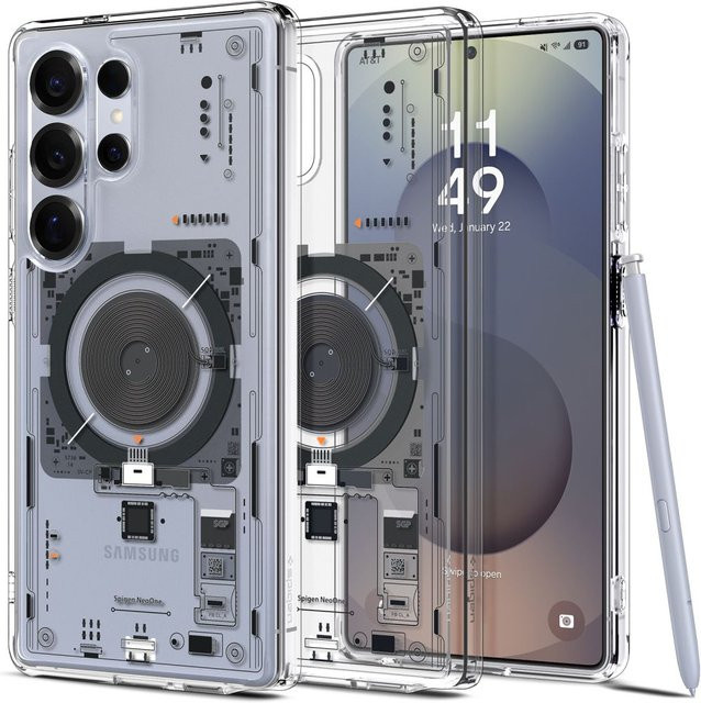 Spigen Ultra Hybrid Mag Case für Samsung Galaxy S25 Ultra in Transparent - Bild 1