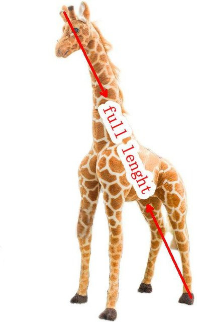 Kidsly Giraffe Plüschtier, Stofftier, Braun, Bunt / Mehrfarbig - Bild 1