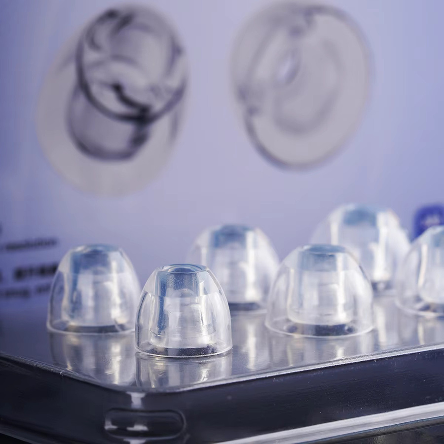 NICEHCK C03 In-Ear Ohrstöpsel aus klarem Flüssigsilikon zur Geräuschisolierung für IEMS, Transparent - Bild 3