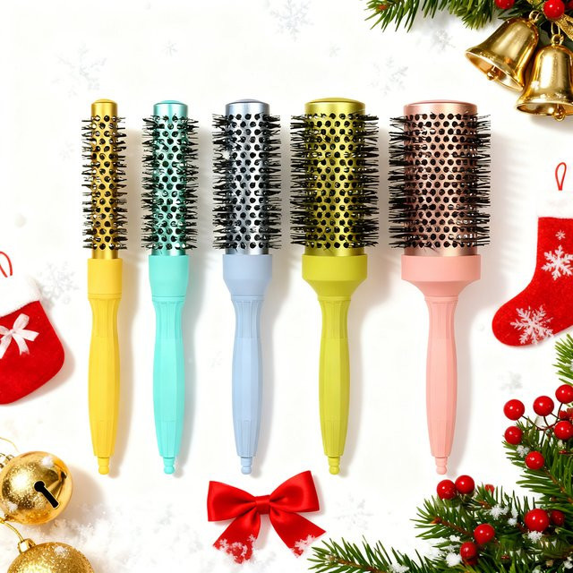 Walzenbürste zum Locken und Föhnen, für normales Haar, Unisex - Bild 1
