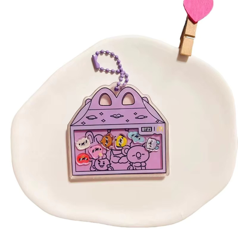 LINE FRIENDS BT21 Chimmy Koya Shooky Tata Cooky Shake Schlüsselanhänger, Zubehör - Bild 3