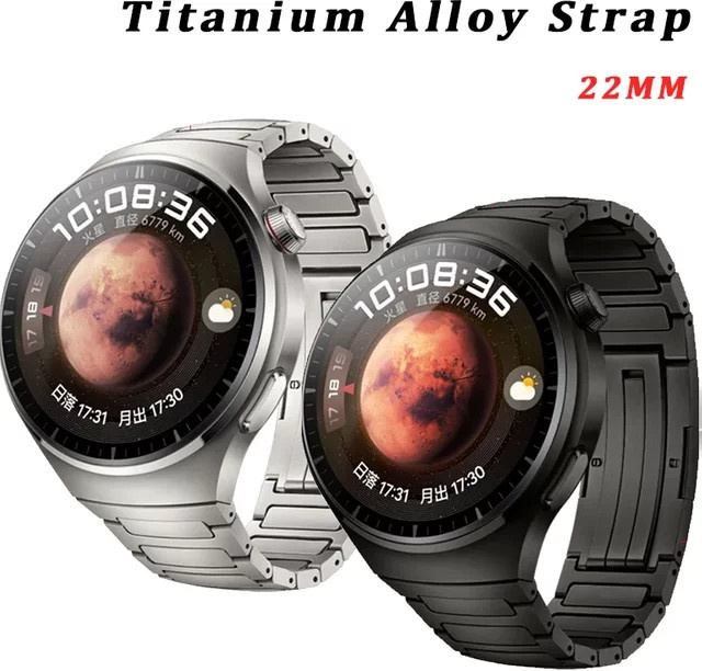 soul cool Uhrenarmband Titanlegierung, Edelstahl, Silber, Unisex, 22 mm - Bild 1