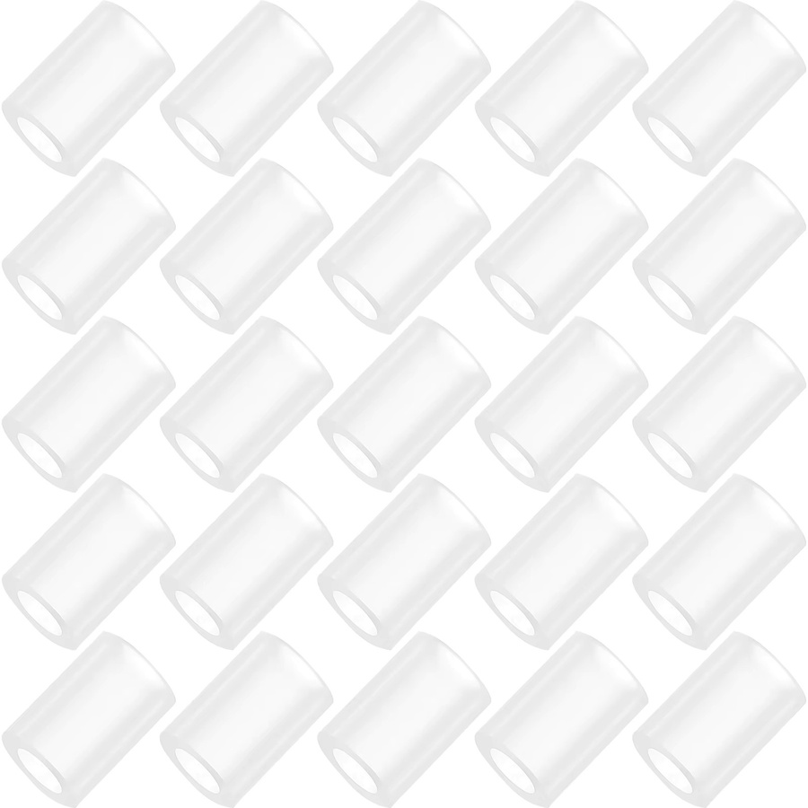 50 Stück Gitarren-Tonabnehmer-Gummischläuche in Transparent, flexible Hülse für die Pickup-Installation und Höhenverstellung, Zubehör für E-Gitarren, Durchmesser: 0,7 mm - Bild 2