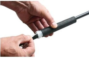 3M Kaltschrumpfschlauch EPDM in Schwarz, Durchmesser: 32,2-67,8 mm, Länge: 22,9 cm - Bild 1