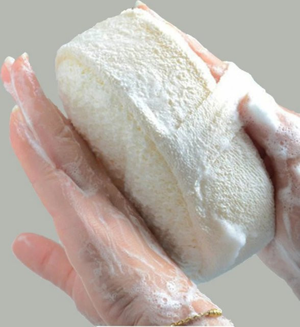 Natürlicher Luffa-Badeschwamm, Ganzkörper-Massagebürste, Unisex - Bild 1
