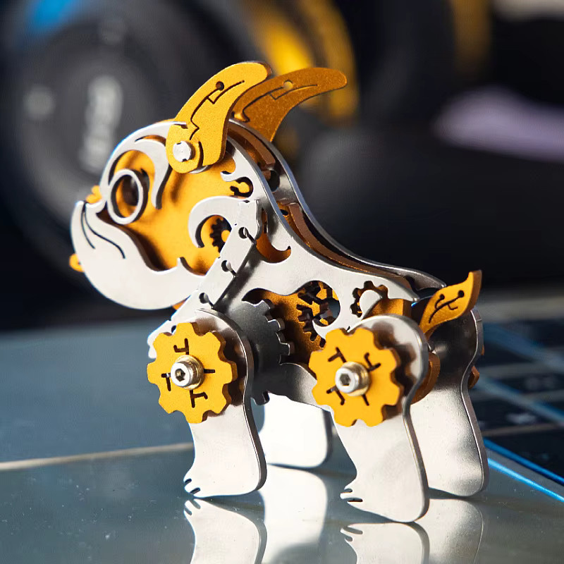MOKR Bulldogge 3D Metall-Puzzle, Modellbausatz - Bild 2