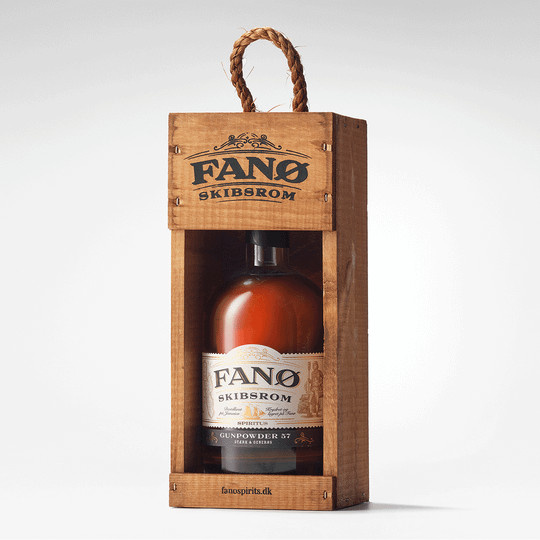 Fanø Skibsrom Gunpowder 57, Rum, Portweinfass, 0,5 l - Bild 1