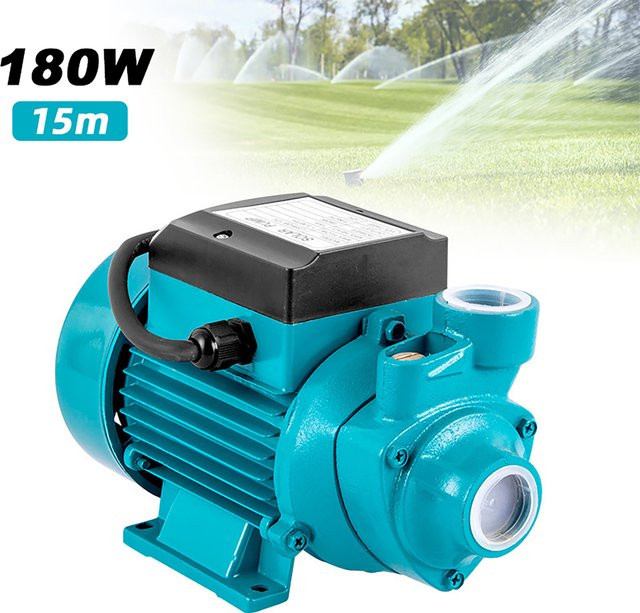 DWiusty QB60 Hochdruck-Wasserpumpe mit Bürstenmotor, 180W Leistung, selbstansaugende Solarbatteriepumpe für DC 12V/24V/48V - Bild 1