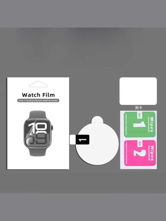 Samsung Galaxy Watch Series Schutzfolie aus hochauflösender Hydrogel-Membran mit 9H gehärtetem Glas, transparent - Bild 4