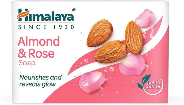 Himalaya Herbals Mandel und Rose Feuchtigkeitsseife, 125g - Bild 1