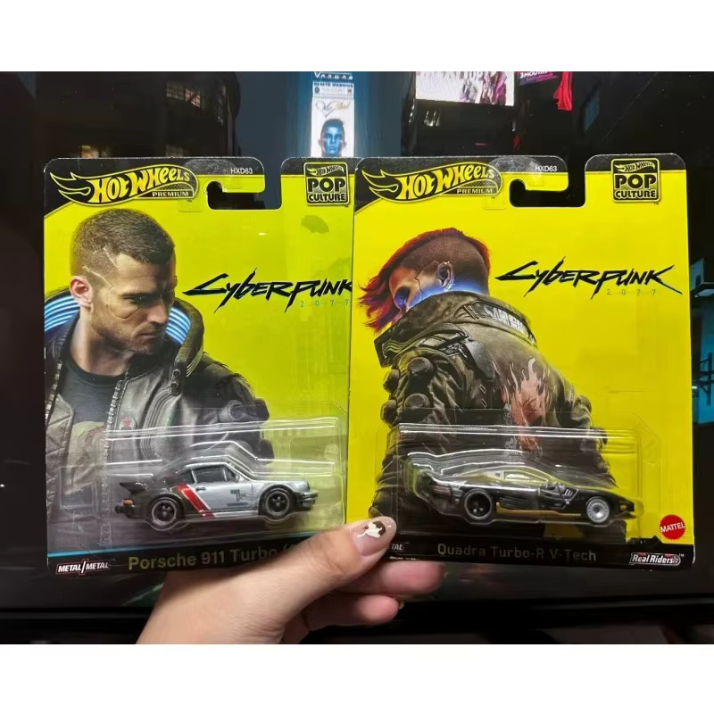 Hot Wheels Cyberpunk 2077 Porsche, Modellauto, 1:64, Druckguss - Bild 2