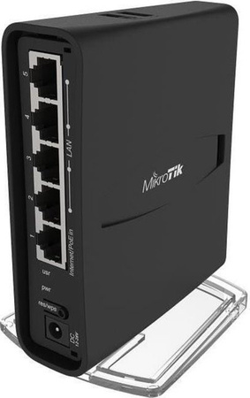 MikroTik hAP ac² Dual-Band Wi-Fi 5 Wireless Router mit 4-Port-Switch in Schwarz (RBD52G-5HACD2HND-TC)