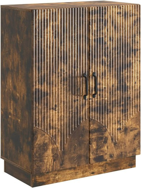 vidaXL Sideboard Geräucherte Eiche Modern B/T/H: 66 x 34,5 x 87 cm Braun - Bild 1