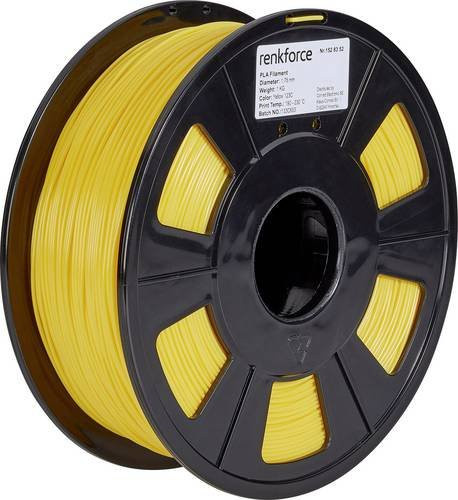 Renkforce RF-4511202 PLA Pro Filament 1.75mm Gelb 1000g - Bild 1