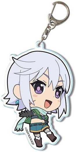 CHIC STUDIO Schlüsselanhänger Anime KonoSuba, Acryl, 6 cm, weiß, Unisex - Bild 1