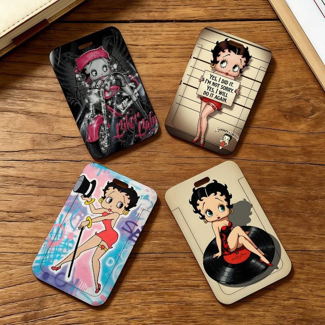 B-Betty B-Boop Cartoon-Kartenhalter für Ausweise und Schutzhüllen in Multicolour aus Kunststoff - Bild 1