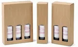 ColomPac Geschenkkarton SAWP für 2 Flaschen, Wellpappe, Farbe: Braun, L 182 mm, B 93 mm, H 374 mm - Bild 1