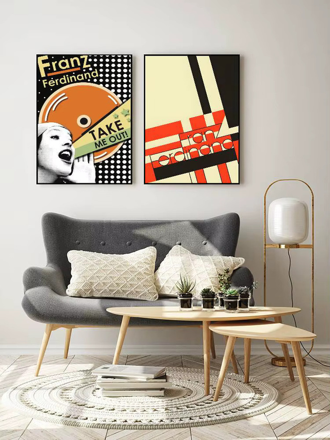 Franz Ferdinand Poster Aufkleber als wasserfeste Wandkunst in Mehrfarbig für dein Wohnzimmer oder Schlafzimmer - Bild 7