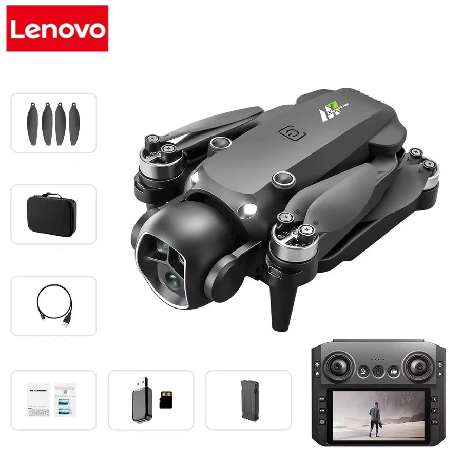 Lenovo M7 Drohne mit 8K Doppelkamera, GPS und Hindernisvermeidung, Schwarz - Bild 6