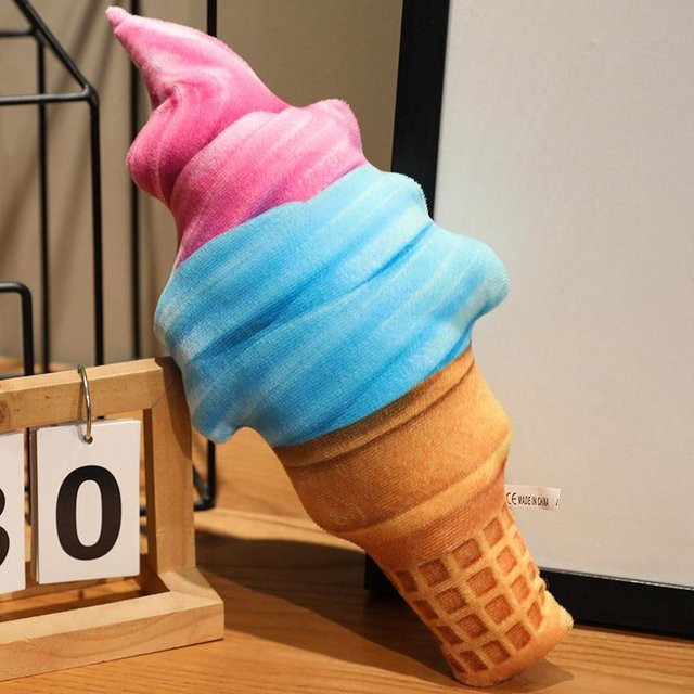 Treasuringu Bunte Eiscreme Plüschtiere, Plüsch / Textil, Bunt / Mehrfarbig - Bild 1