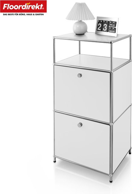 Floordirekt Metallregal Concept Epure MK-120 Standregal in Weiss - Bild 1